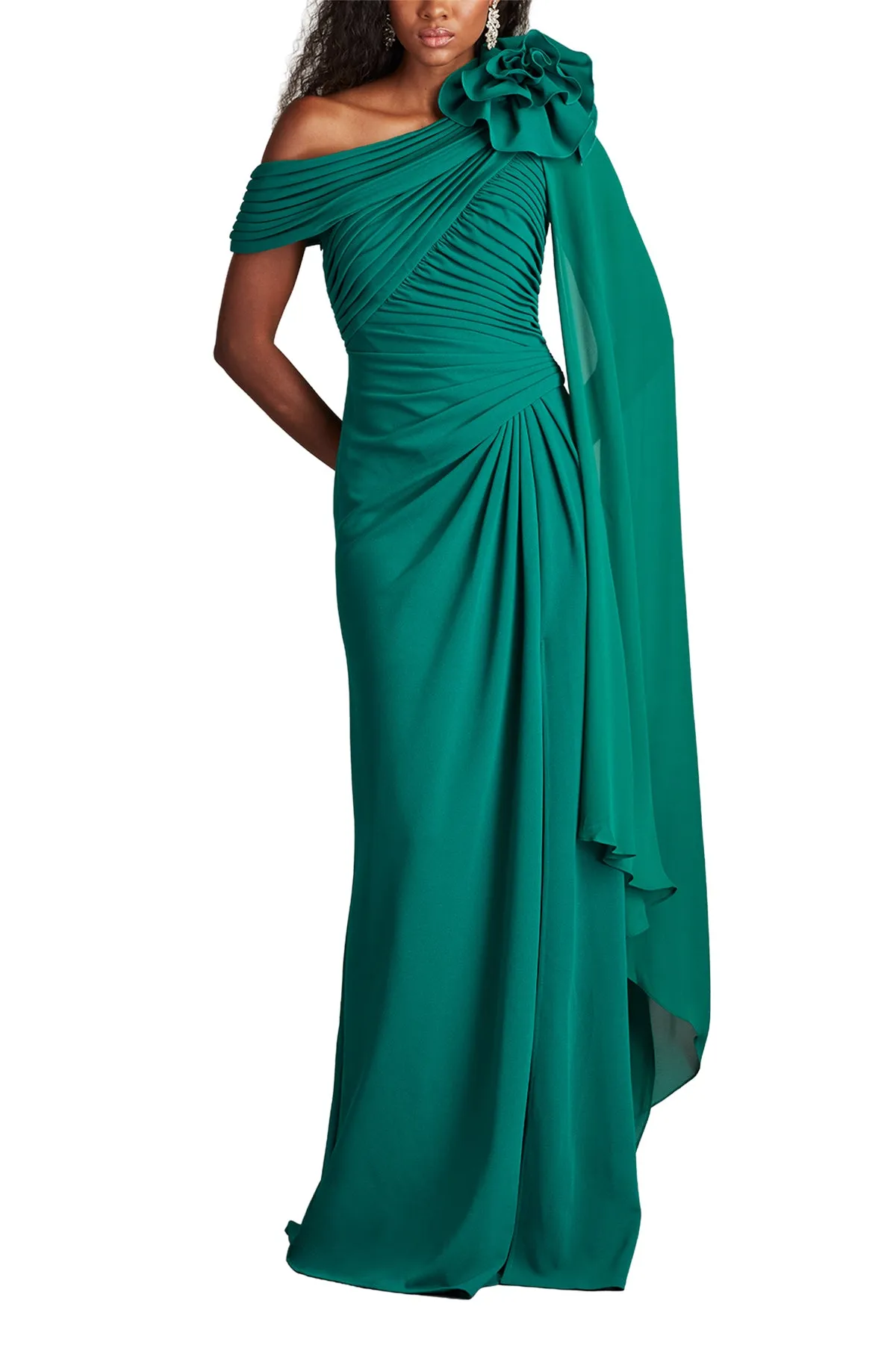 Kamari Draped Rosette Shoulder Gown EMERA sold by Lord & Taylor product image thumbnail 4