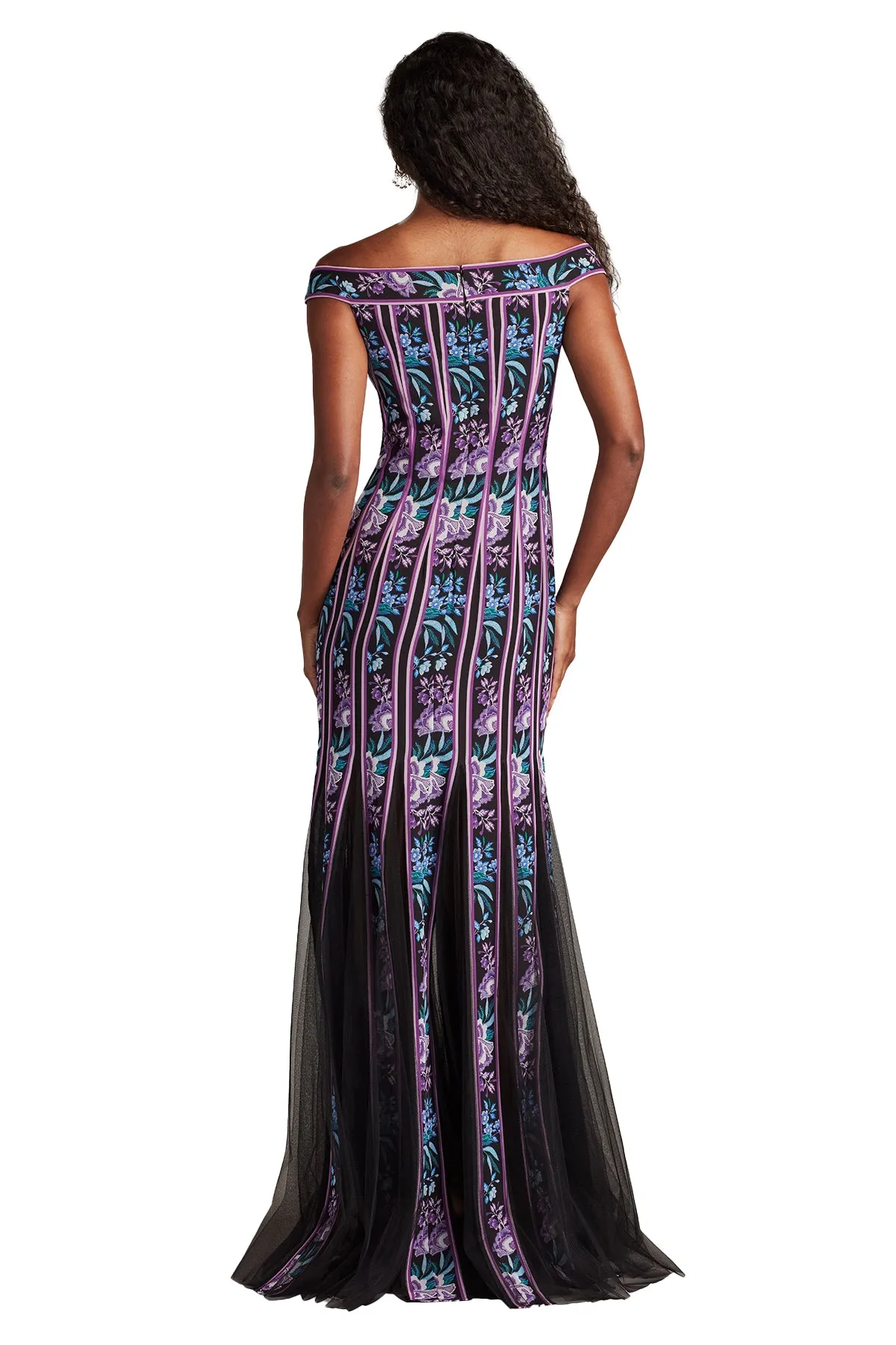 Weston Floral Ribbon and Tulle Gown BKPFL sold by Lord & Taylor product image thumbnail 3