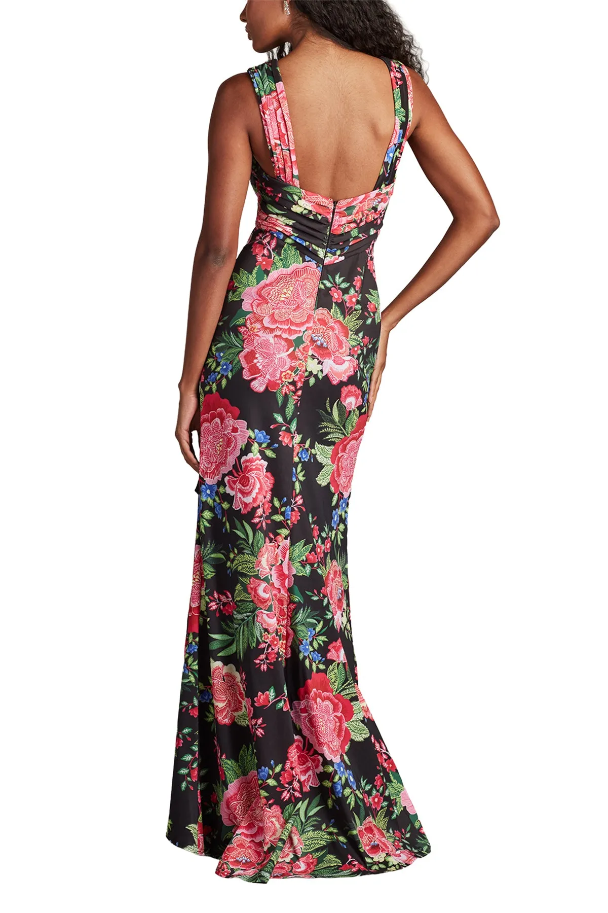 Elarra Floral Waterfall Flounce Gown BKFFL sold by Lord & Taylor product image thumbnail 4