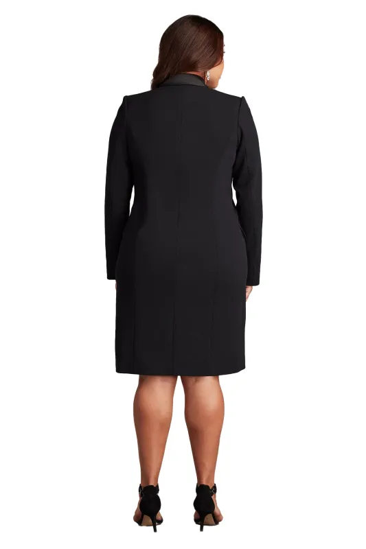 McKay Double-Breasted Coat Dress - PLUS SIZE BLACK sold by Lord & Taylor