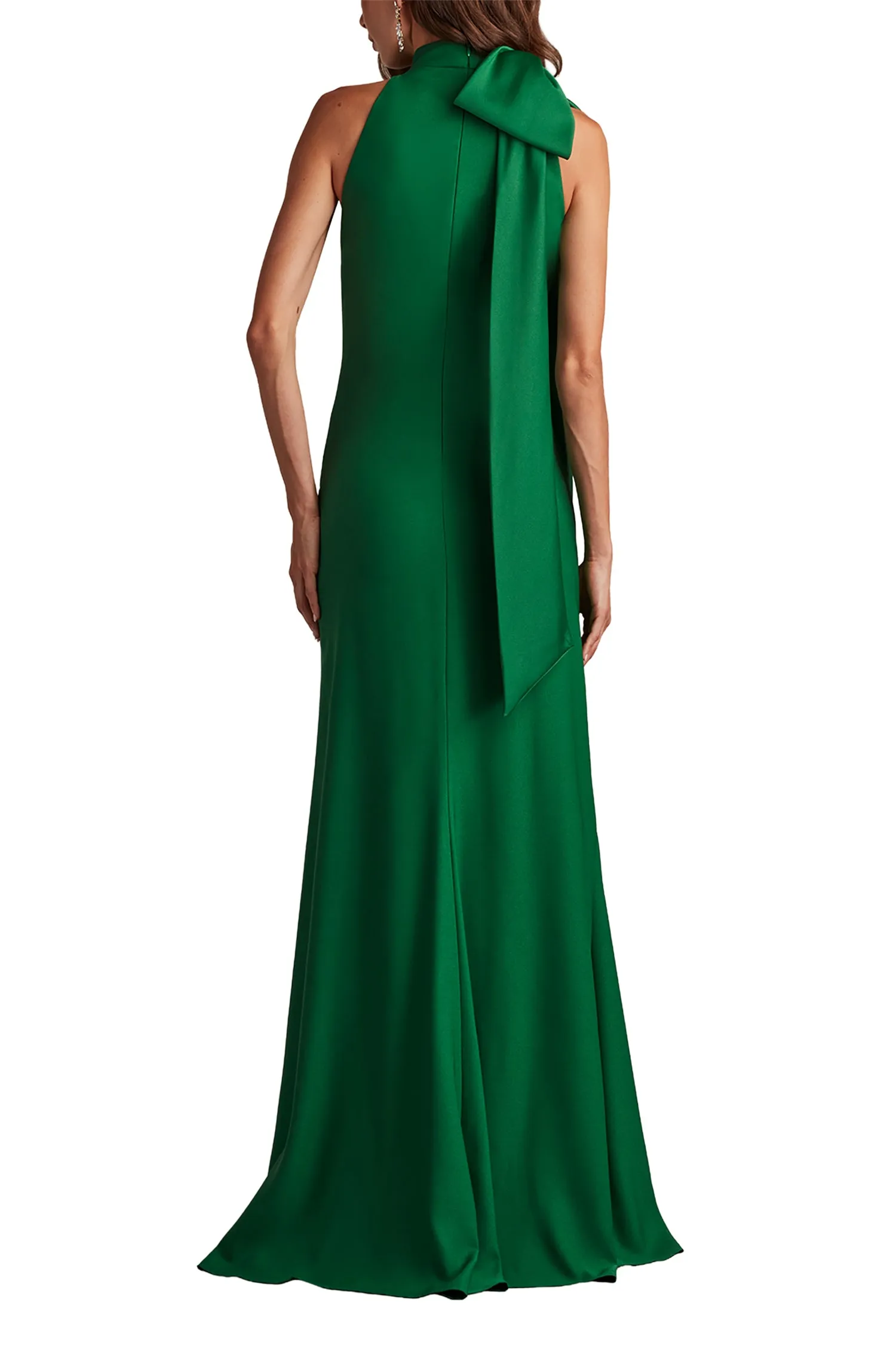 Sims Shoulder Bow Halter Gown BAMBO sold by Lord & Taylor product image thumbnail 2