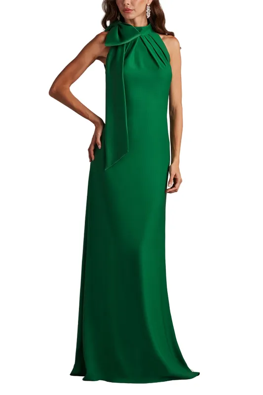 Sims Shoulder Bow Halter Gown BAMBO sold by Lord & Taylor