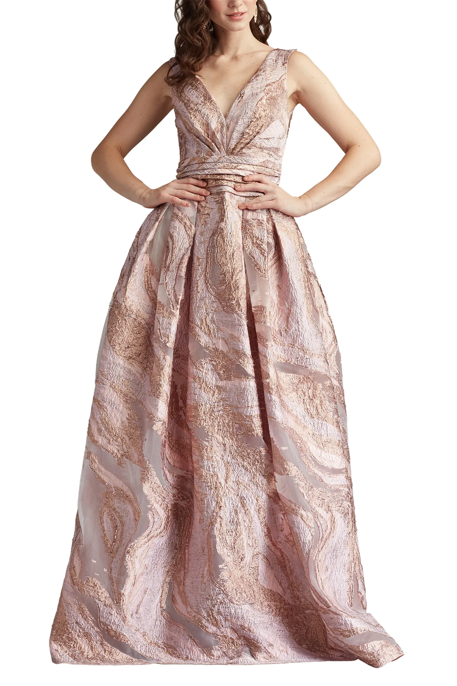 Fontaine Gilded Ball Gown PEBBL sold by Lord & Taylor product image thumbnail 2