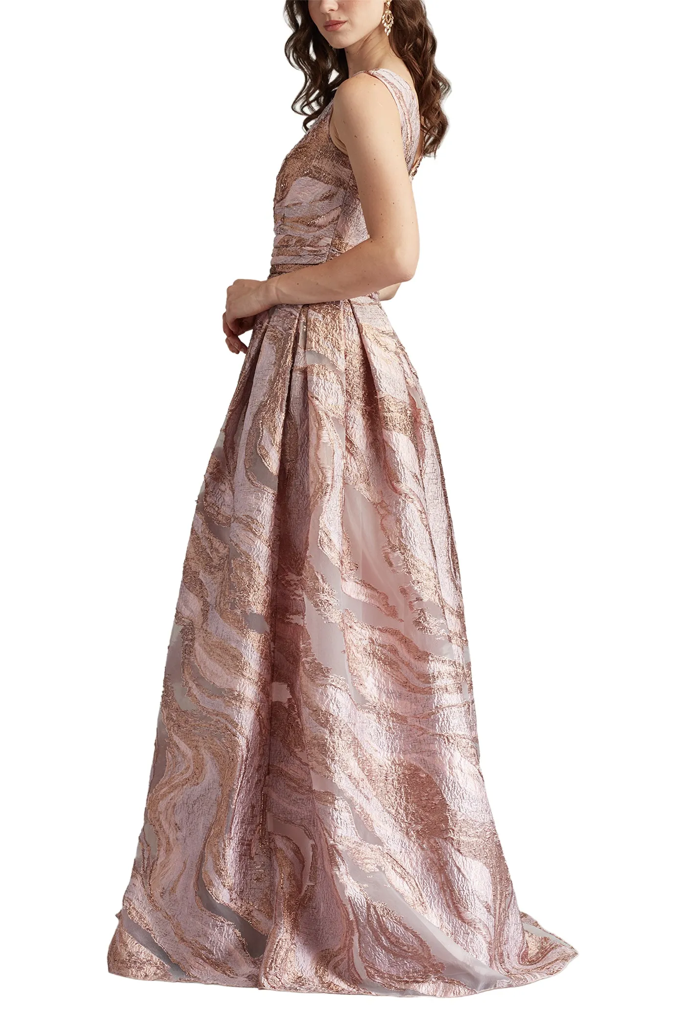 Fontaine Gilded Ball Gown PEBBL sold by Lord & Taylor product image thumbnail 5