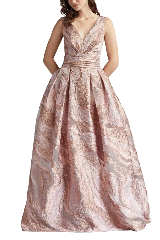 Fontaine Gilded Ball Gown PEBBL sold by Lord & Taylor