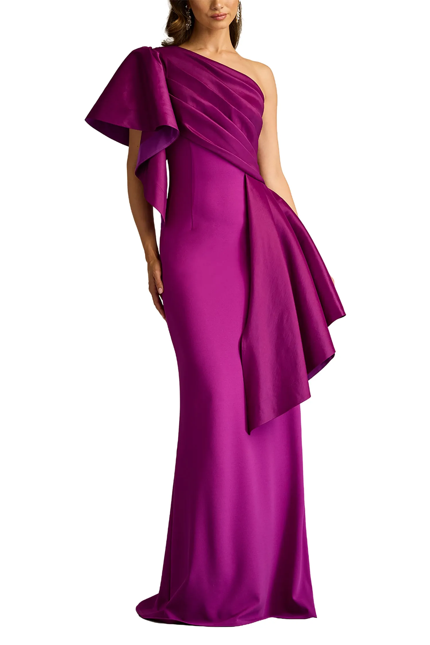 Santa Fe Draped Flounce Gown MAGEN sold by Lord & Taylor product image thumbnail 4
