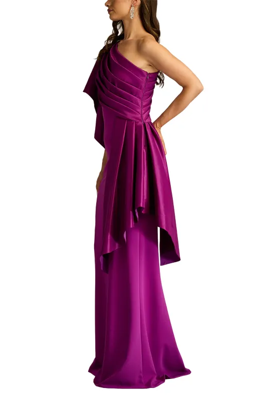 Santa Fe Draped Flounce Gown MAGEN sold by Lord & Taylor