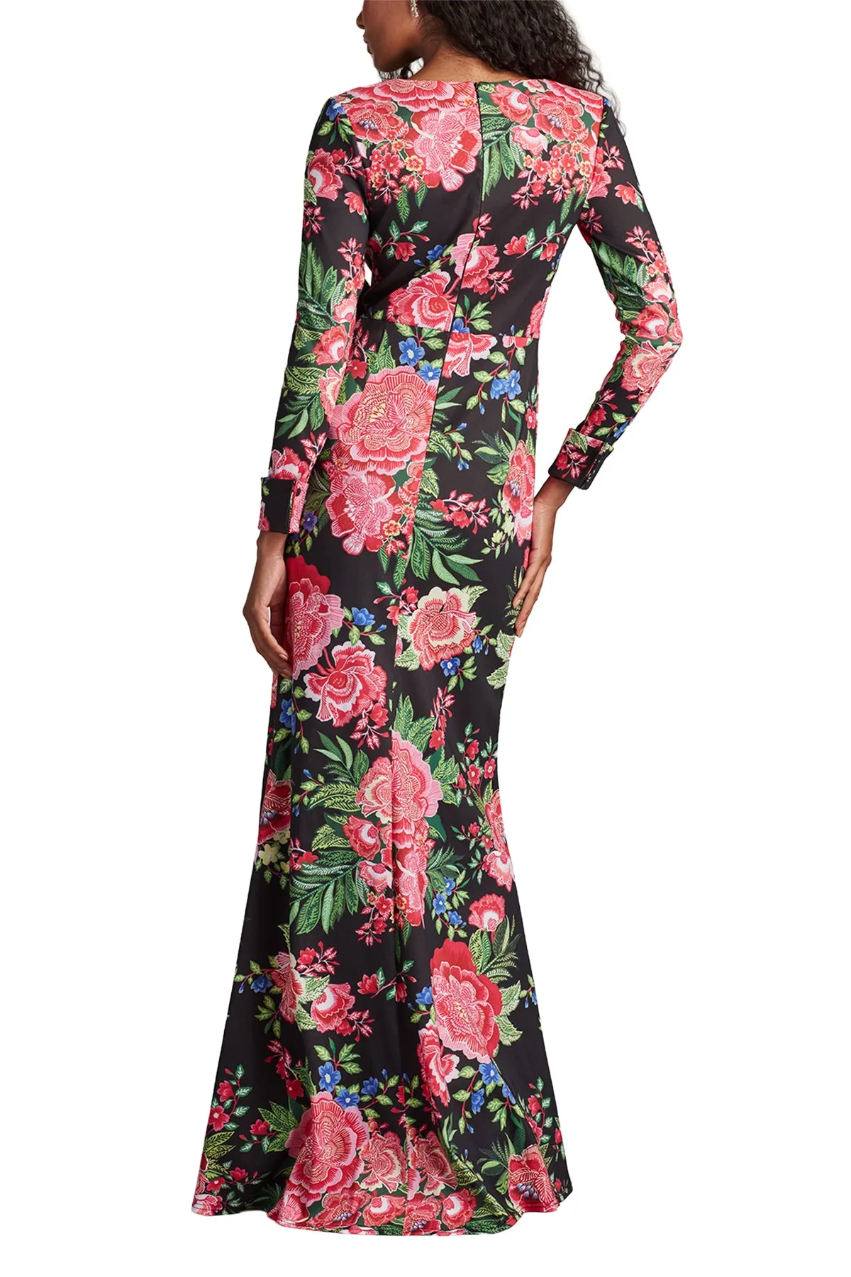 Talvo Floral Print Wrap Gown BKFFL sold by Lord & Taylor product image thumbnail 3