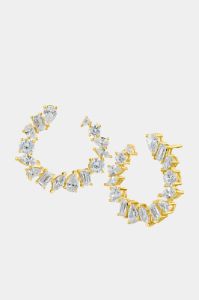 Multi Shape Cz Formed Hoop sold by Lord & Taylor