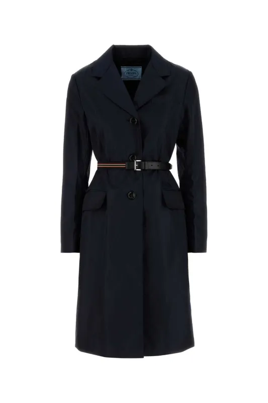 MIDNIGHT BLUE RE-NYLON TRENCH COAT sold by Lord & Taylor