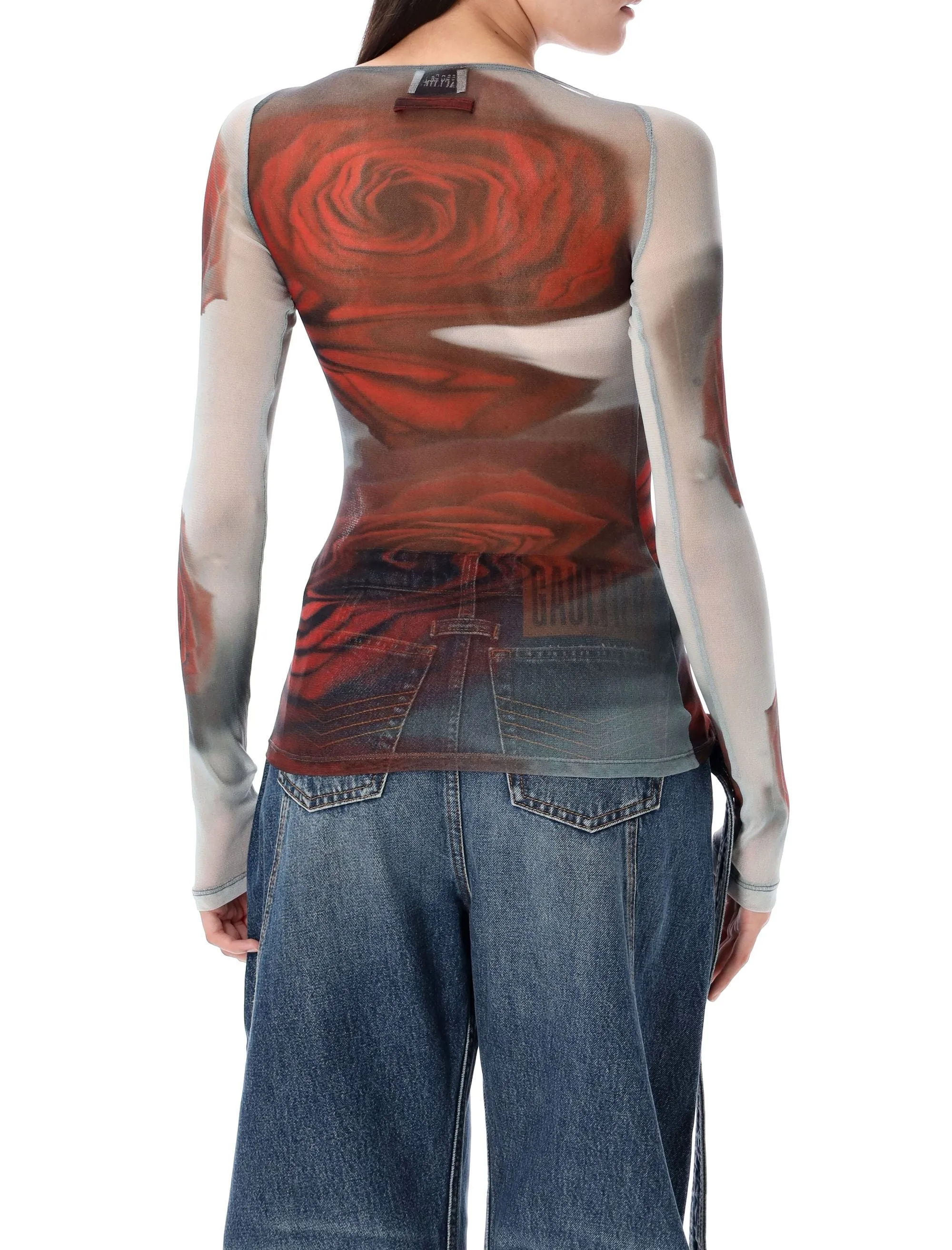 ROSES MESH TOP sold by Lord & Taylor product image thumbnail 2