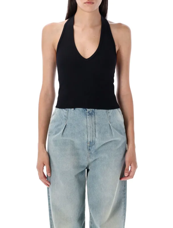 CROPPED HALTER TOP sold by Lord & Taylor