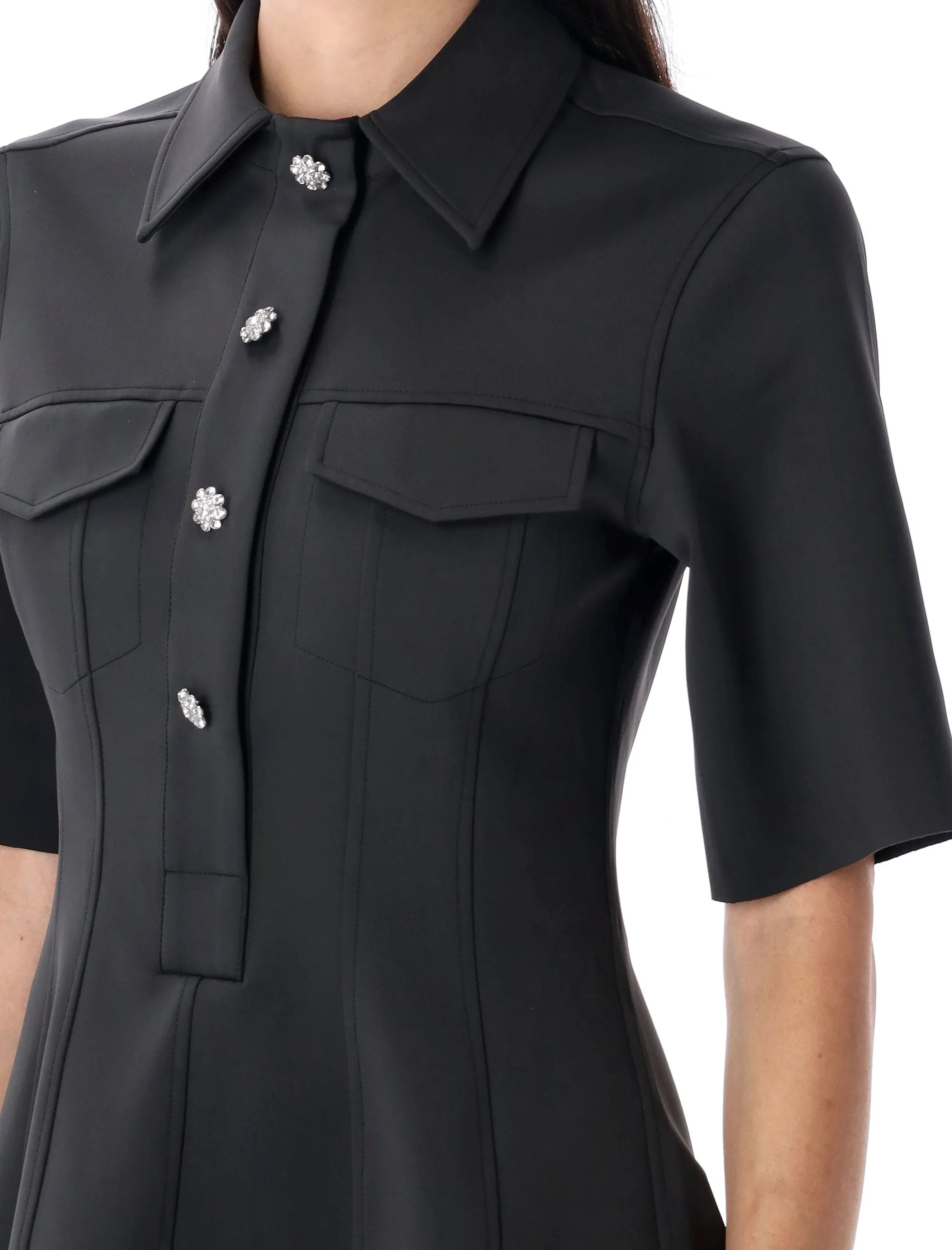 FLARED MINI DRESS sold by Lord & Taylor product image thumbnail 3