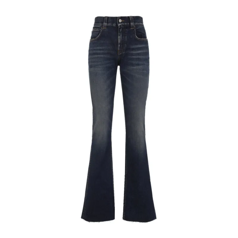 DARK BLUE BOOTCUT SLIM FIT JEANS sold by Lord & Taylor