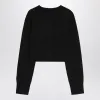 BLACK CROPPED CASHMERE CARDIGAN sold by Lord & Taylor