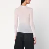IVORY SEMI-SHEER KNIT CARDIGAN sold by Lord & Taylor