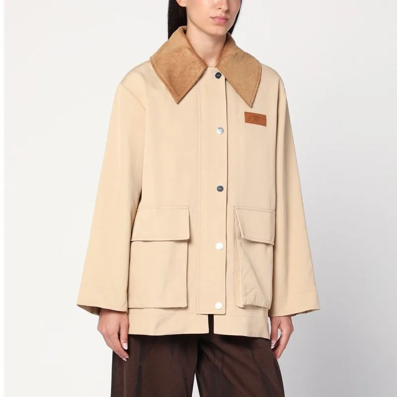 BEIGE TWILL JACKET sold by Lord & Taylor