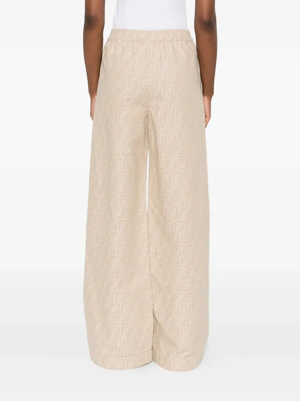 BEIGE COTTON LINEN TROUSERS sold by Lord & Taylor product image thumbnail 4