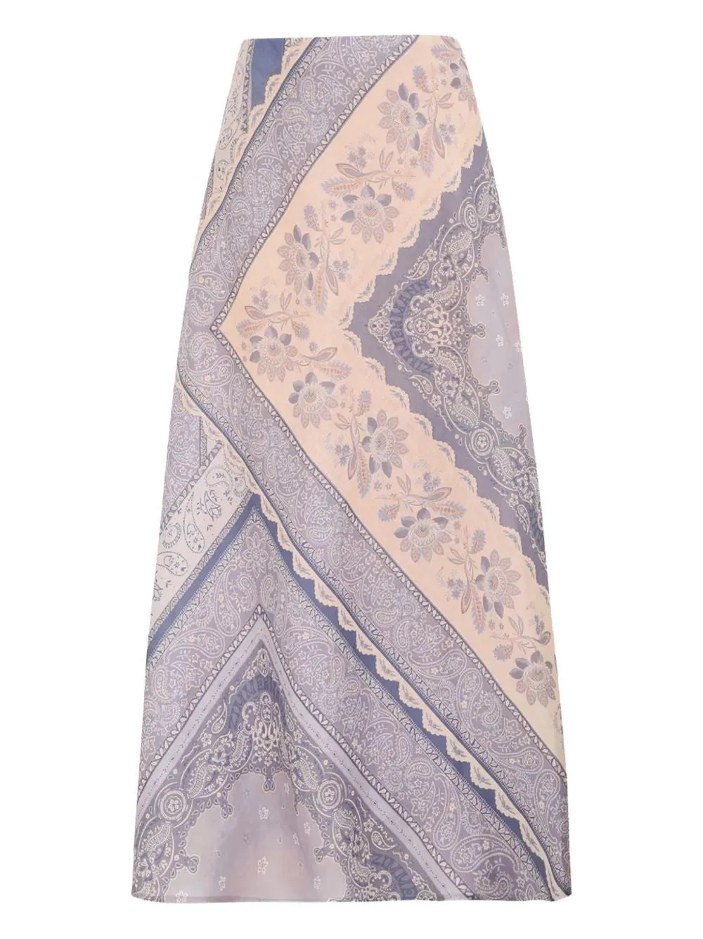 MIX-PRINT LONG SKIRT sold by Lord & Taylor