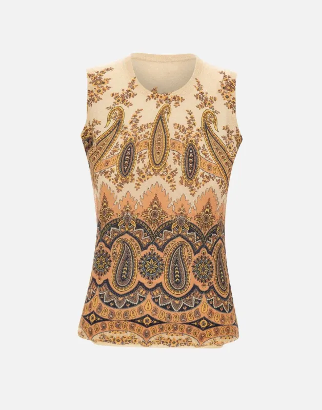 PAISLEY PATTERNED CARDIGAN sold by Lord & Taylor