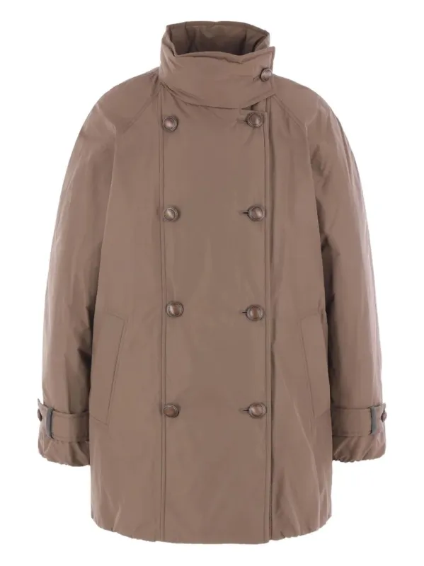 DOUBLE BREASTED COAT WITH BUTTON CLOSURE sold by Lord & Taylor