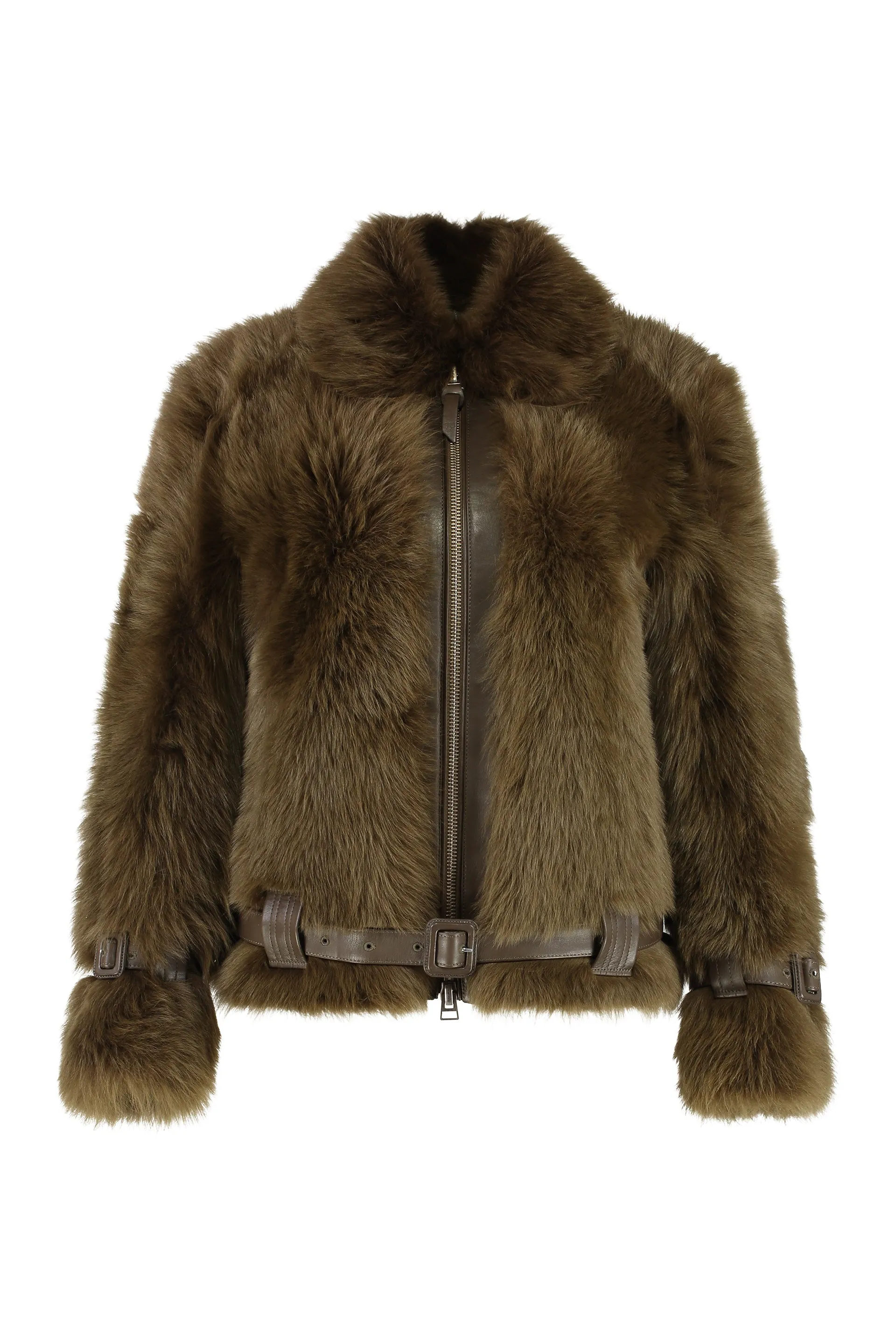 FUR AND LEATHER JACKET sold by Lord & Taylor