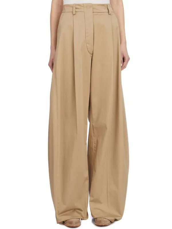 BILLIE POPLIN SAND PANTS sold by Lord & Taylor