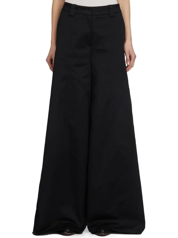 ALMA GABARDINA BLACK TROUSERS sold by Lord & Taylor