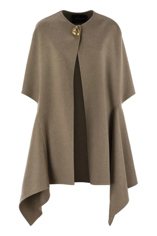 DOUBLE CASHEMERE COAT WITH JEWELLED BUTTON sold by Lord & Taylor
