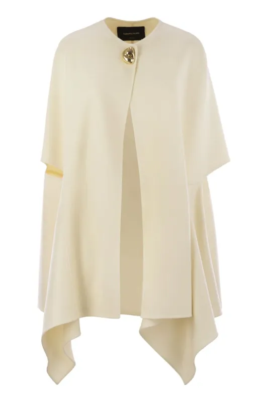 DOUBLE CASHEMERE COAT WITH JEWELLED BUTTON sold by Lord & Taylor