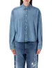 SHORT SQUARE DENIM SHIRT sold by Lord & Taylor