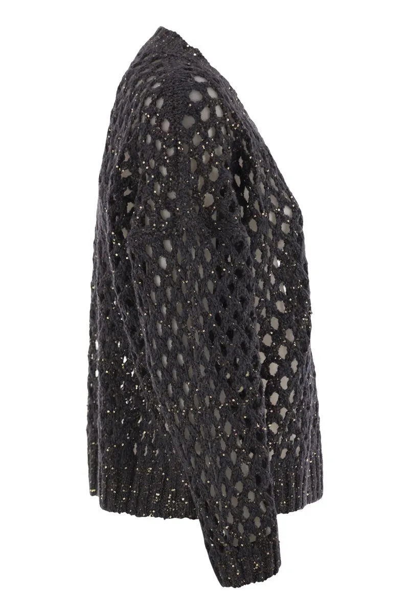 DAZZLING NET SILK AND LINEN JERSEY sold by Lord & Taylor product image thumbnail 3