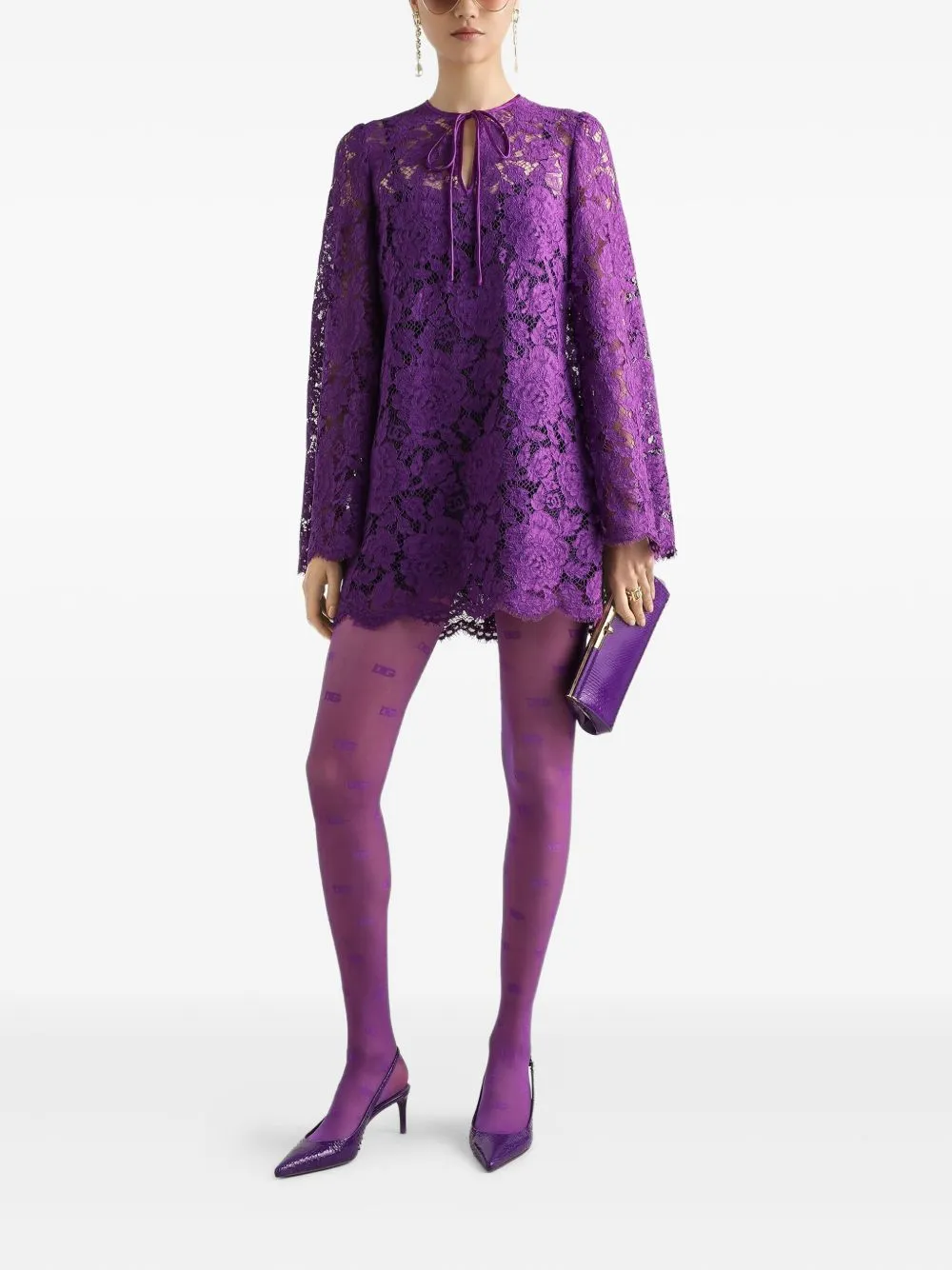 LACE MINI DRESS sold by Lord & Taylor product image thumbnail 5