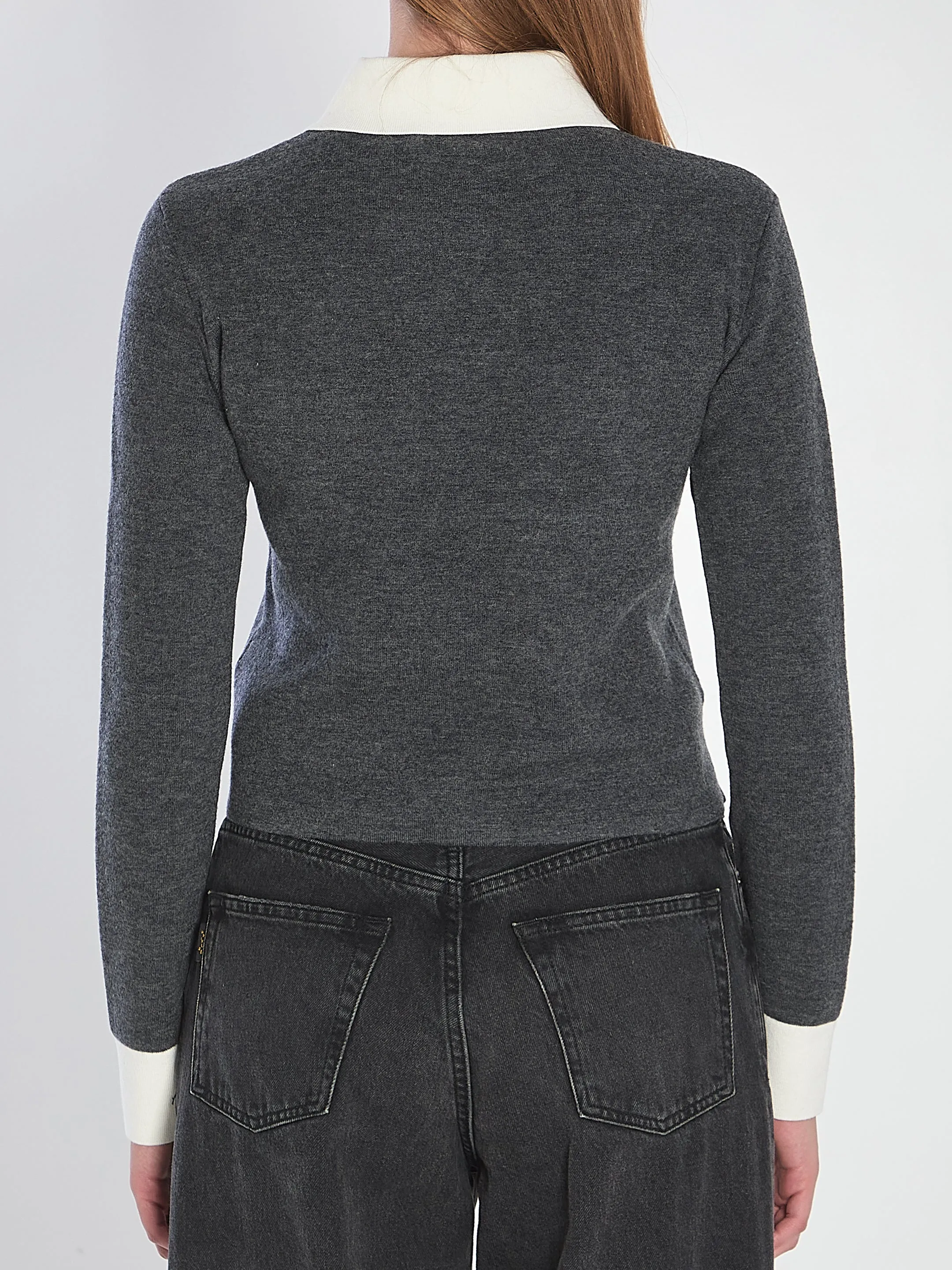 GREY WOOL SWEATER sold by Lord & Taylor product image thumbnail 4