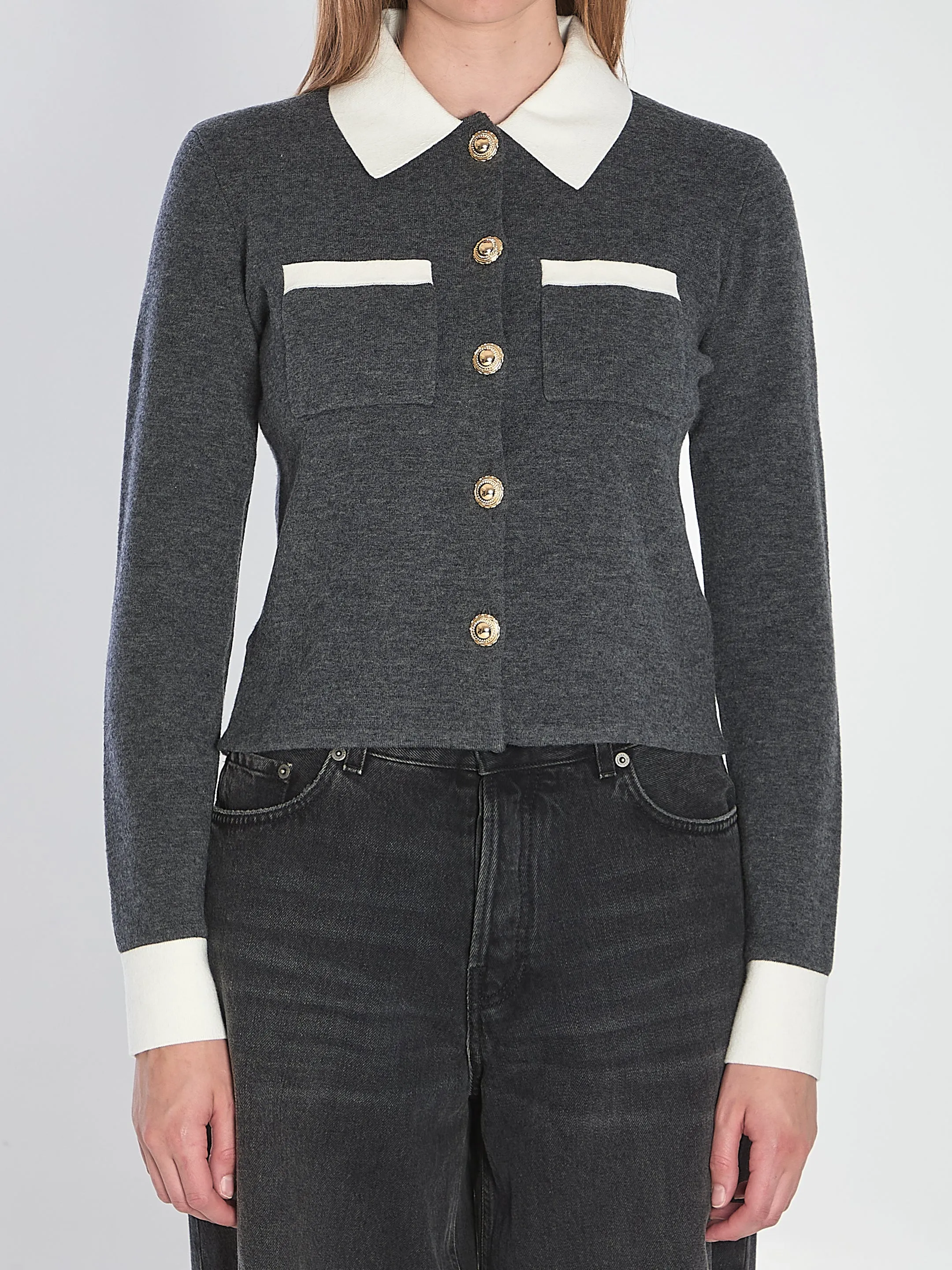 GREY WOOL SWEATER sold by Lord & Taylor