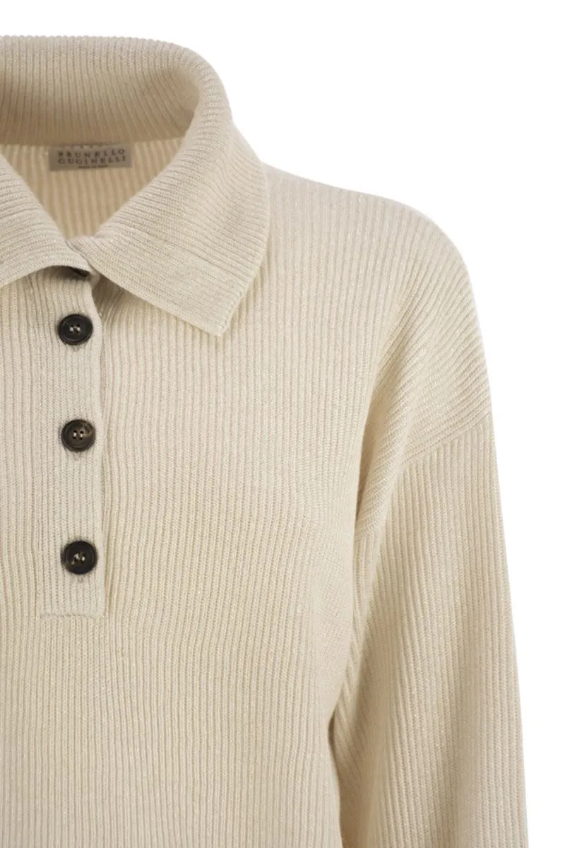 COTTON AND VISCOSE RIB KNIT HIGH COLLAR sold by Lord & Taylor product image thumbnail 4