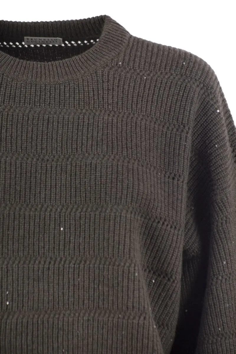 CASHMERE AND WOOL CREW-NECK SWEATER sold by Lord & Taylor product image thumbnail 4