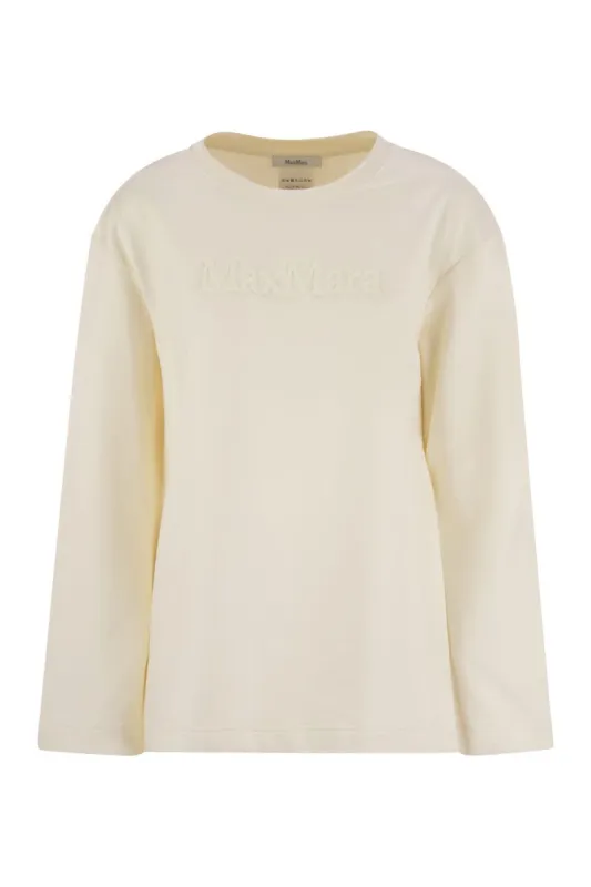 BERMA - SILK AND COTTON SWEATSHIRT made by MaxMara