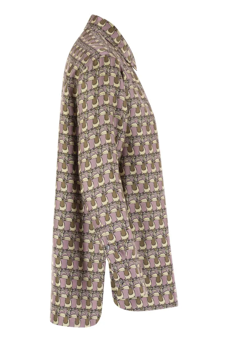 TIMES - REVERSIBLE PRINTED SILK SHIRT sold by Lord & Taylor product image thumbnail 3