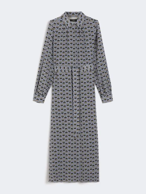 NARVEL - PRINTED SILK SHIRT DRESS sold by Lord & Taylor