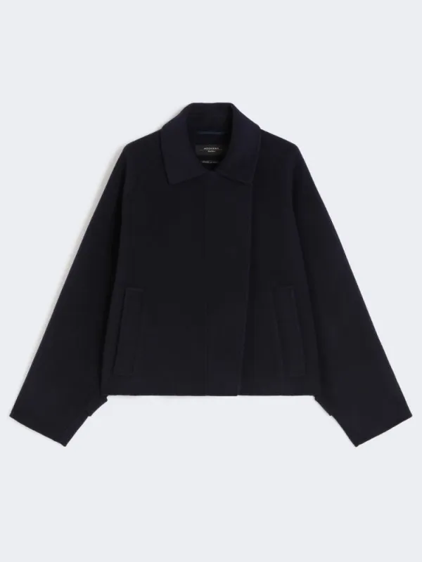CARELLA - WOOL DRAP CROP COAT sold by Lord & Taylor