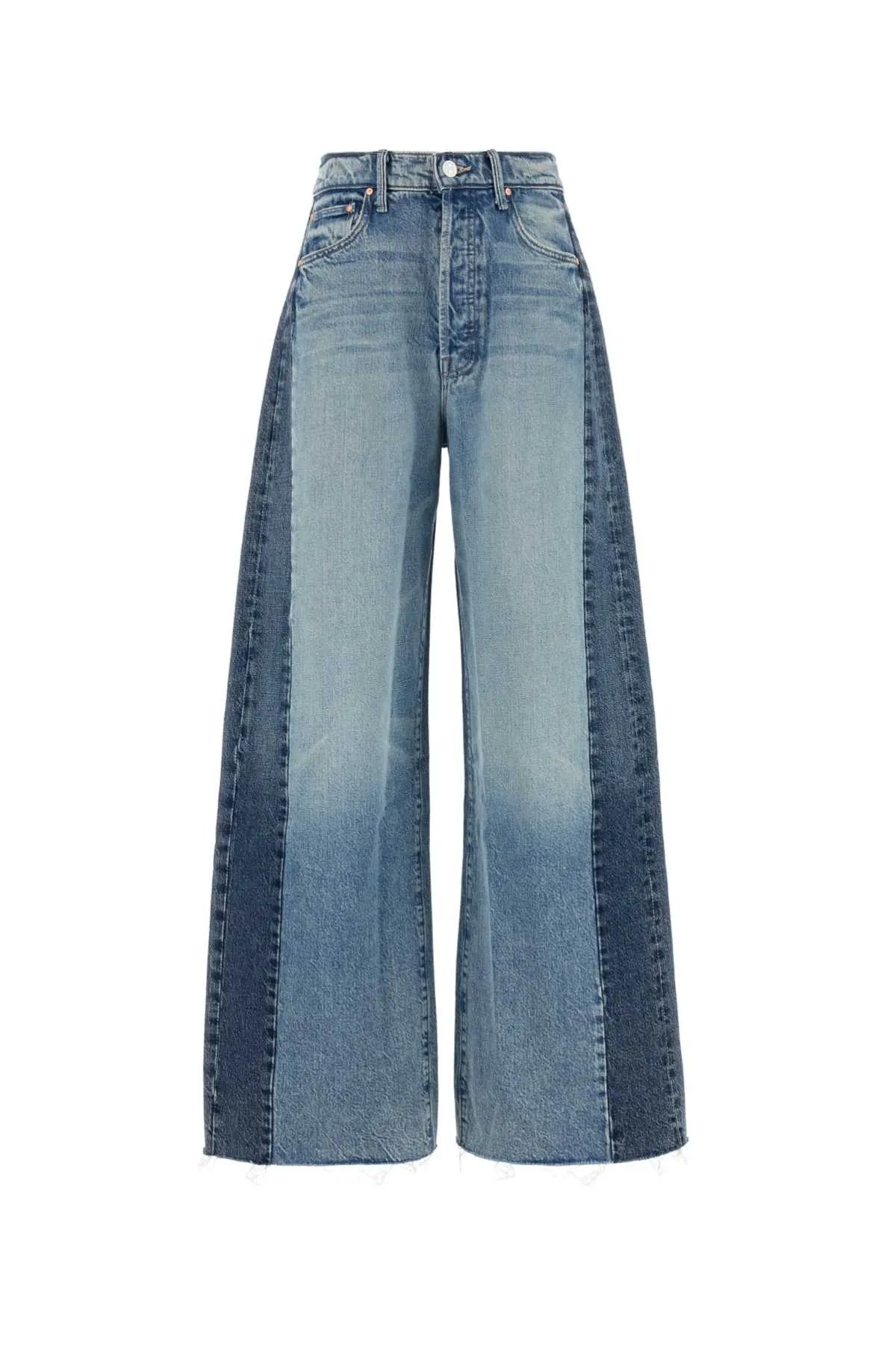 TWO-TONE DENIM PIPE-DREAM WIDE-LEG JEANS sold by Lord & Taylor