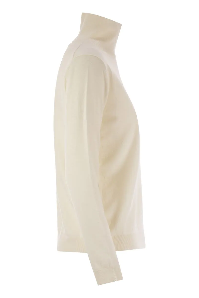 KIKU - TURTLENECK IN SILK AND WOOL YARN sold by Lord & Taylor product image thumbnail 3