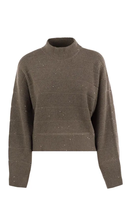 CASHMERE AND WOOL TURTLENECK SWEATER sold by Lord & Taylor