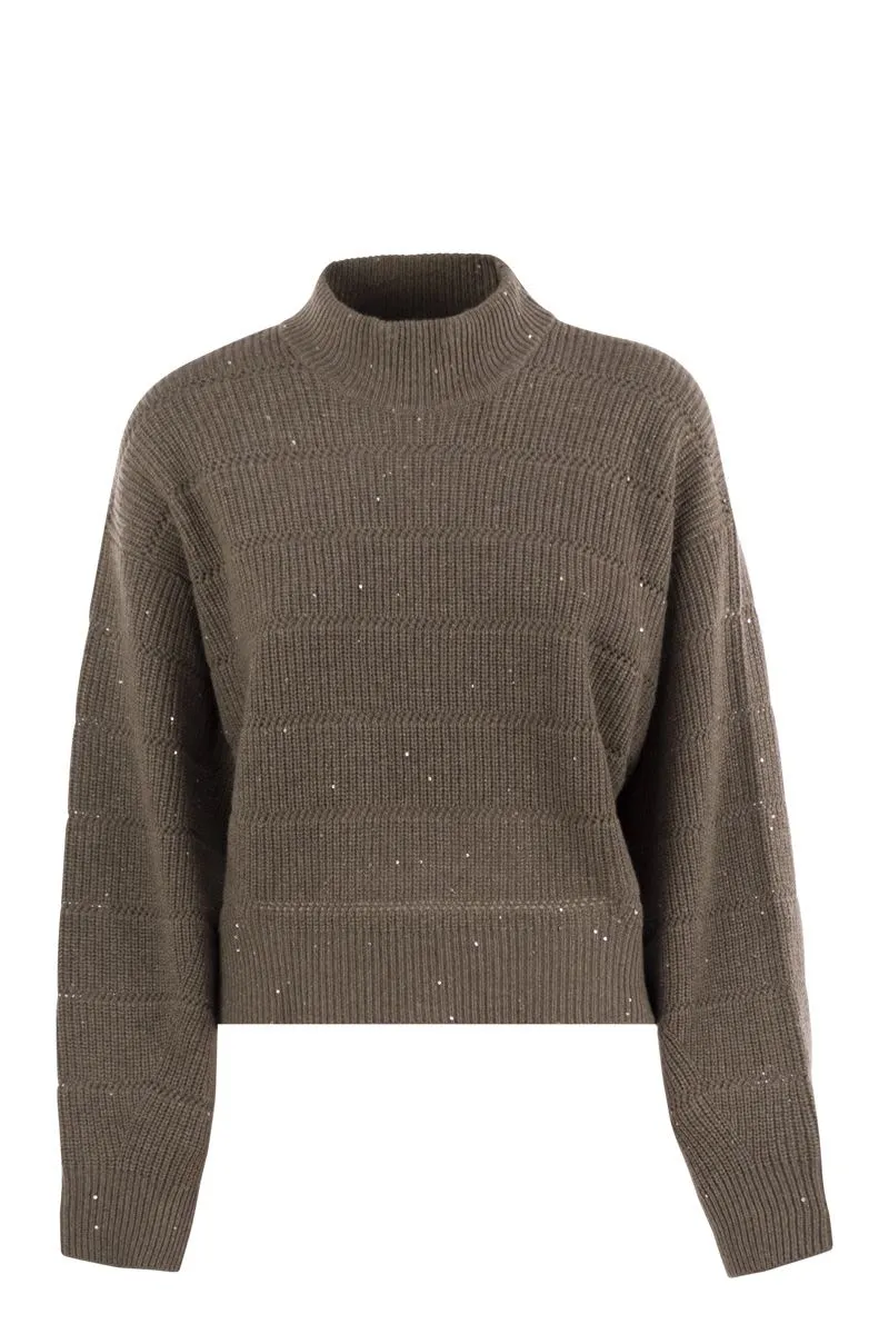 CASHMERE AND WOOL TURTLENECK SWEATER sold by Lord & Taylor