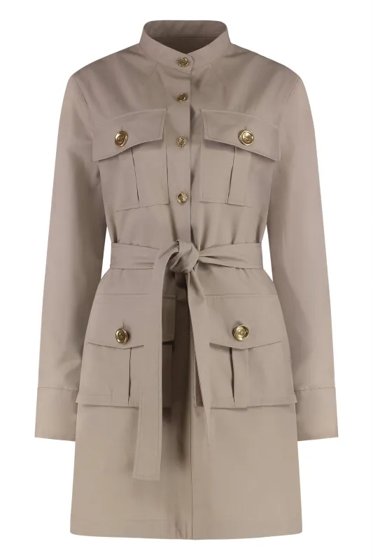 SAFARI POPLIN MINI DRESS sold by Lord & Taylor