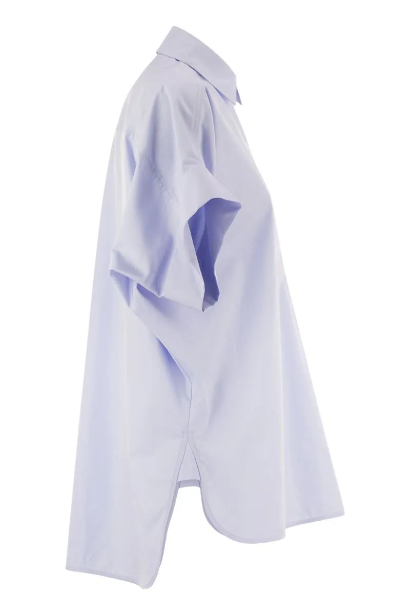 ARDEA - STRAIGHT COTTON POPLIN SHIRT sold by Lord & Taylor product image thumbnail 3