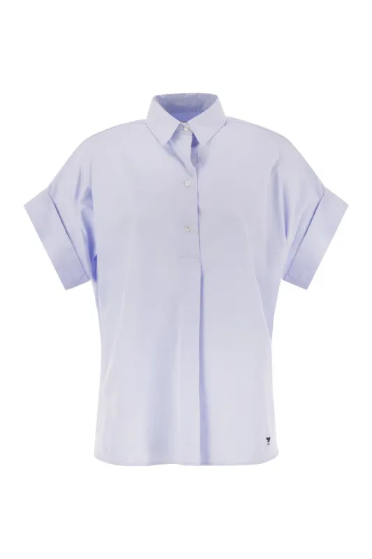 ARDEA - STRAIGHT COTTON POPLIN SHIRT sold by Lord & Taylor