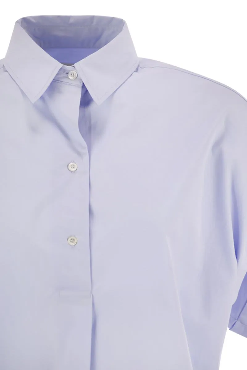 ARDEA - STRAIGHT COTTON POPLIN SHIRT sold by Lord & Taylor product image thumbnail 4