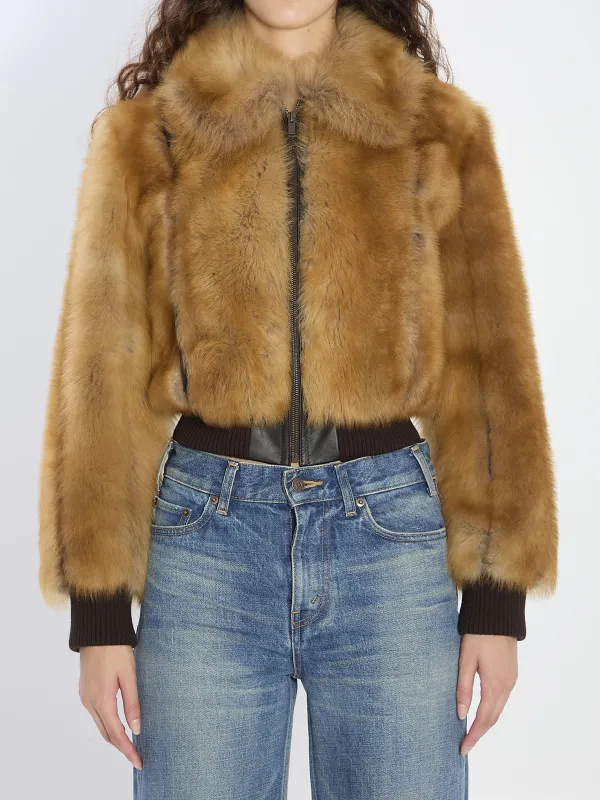 BOMBER JACKET IN SHEARLING sold by Lord & Taylor